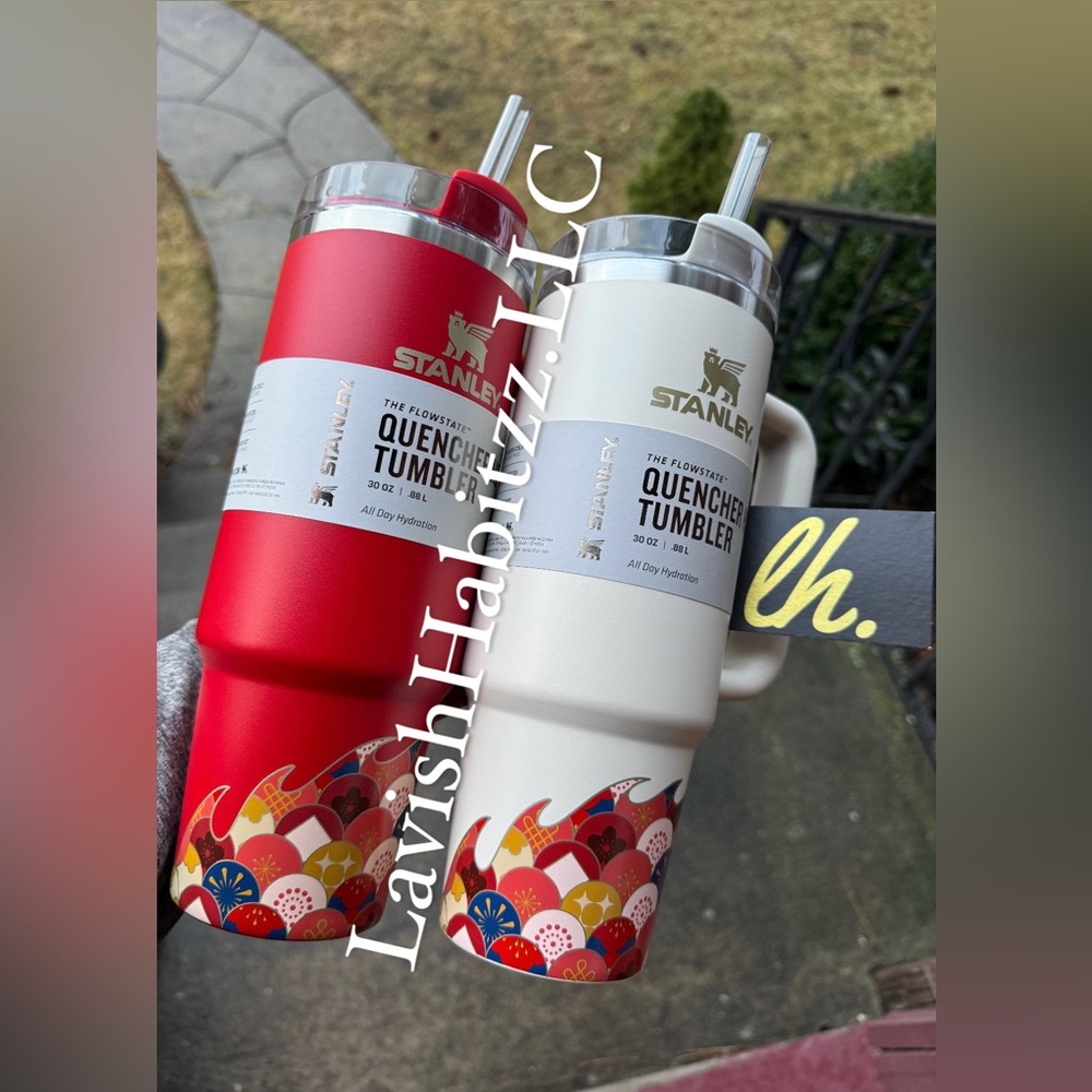 LUNAR NEW YEAR SET OF TWO ! LIMITED EDITION QUENCHER H2.0 FLOWSTATE TUMBLER